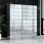 63-door stainless steel plate cabinet