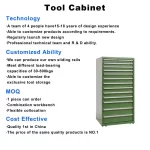 13-drawers tool cabinet advantage