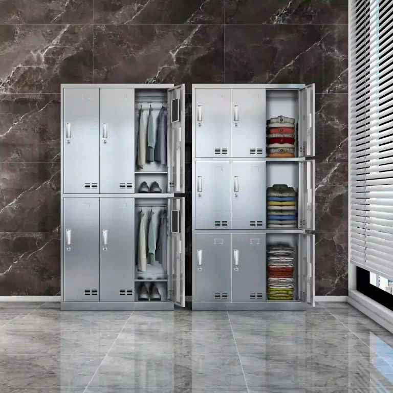 stainless steel locker set